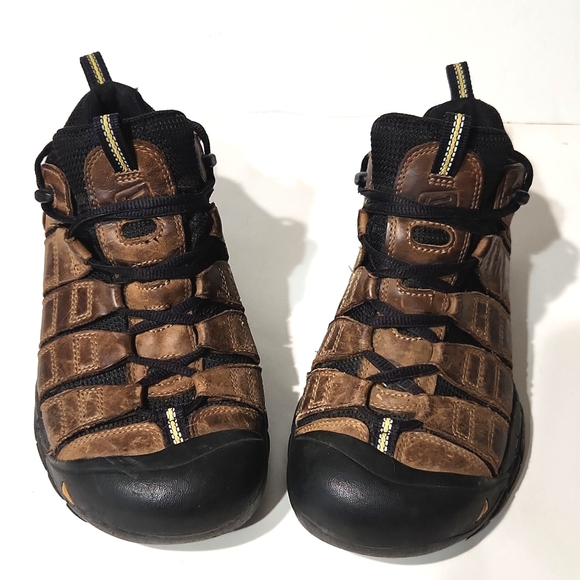Keen Dry Leather Waterproof Outdoor Midi Hiking Shoes Brown Men's 7.5 EU 40 - Picture 2 of 14
